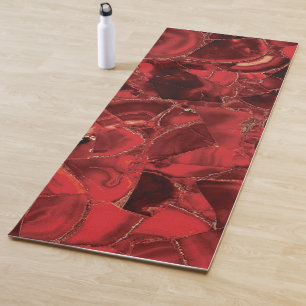 Tapete De Yoga Precioso Red Ruby Carnelian Stone Yoga Mat