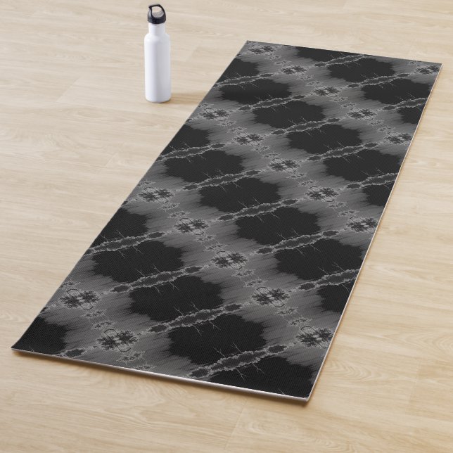 Tapete De Yoga Preto E Cinza (In Situ)