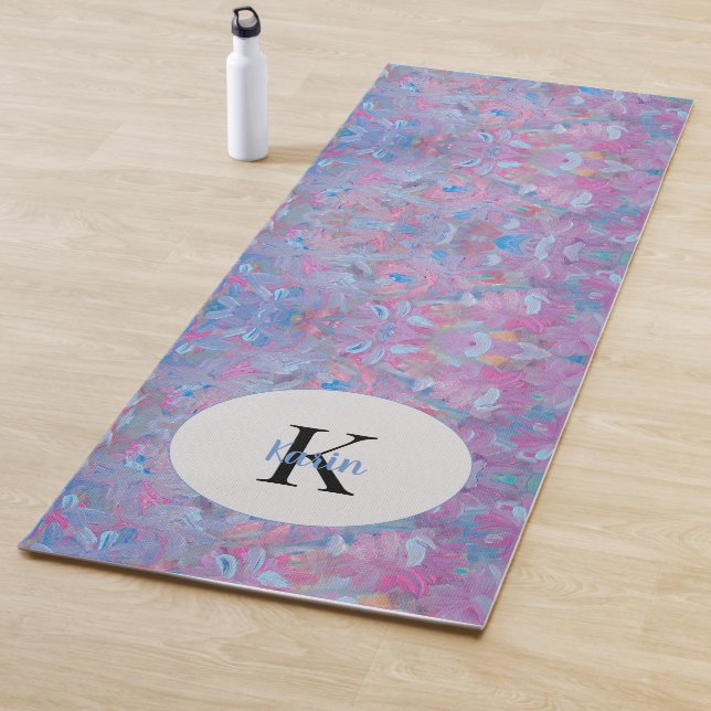 Tapete De Yoga Primavera Dream Floral Monograma Yoga Mat (In Situ)