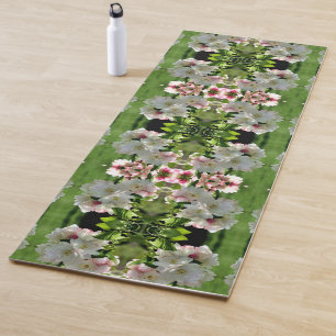 Tapete De Yoga Primavera Flower Crabapple Blossoms Abstrato
