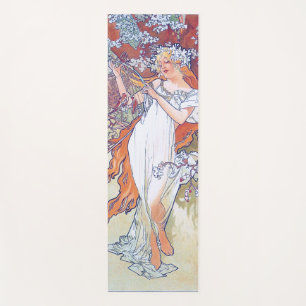 Tapete De Yoga Primavera (Quatro Assentos), Alphonse Mucha