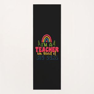 Tapete De Yoga Professor de presentes   Sou Professora Em Grande 