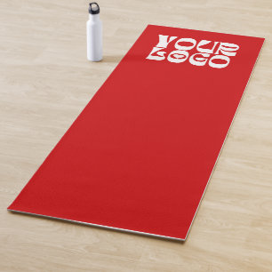 Tapete De Yoga Promocional de logotipo personalizado vermelho Emp