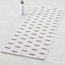 Tapete De Yoga Promocional para empresa padrão de logotipo simple
