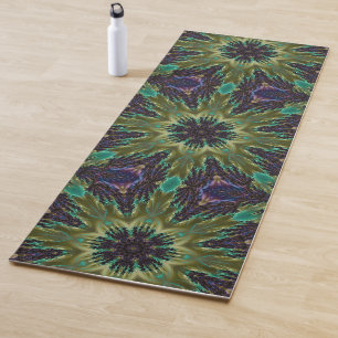 Tapete De Yoga Psychedelic Mandala Retro Hippie Trippy Boho Chic