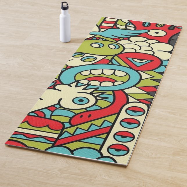 Tapete De Yoga Psychedelic Patterns (In Situ)