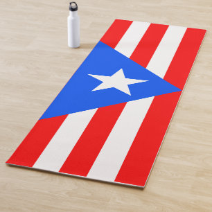 Tapete De Yoga Puerto Rico Flag