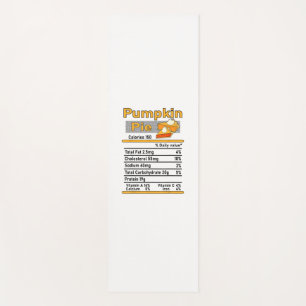 Tapete De Yoga Pumpkin Pie Nutrition Fatos Família Ação de Graças