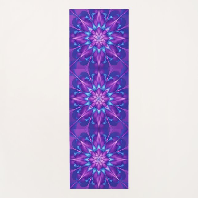 Tapete De Yoga Purple Moonflower (Frente)