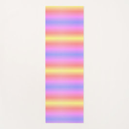 Tapete De Yoga Púrpura Cor-de-rosa Cor-de-rosa Stripes Ombre 4Nin