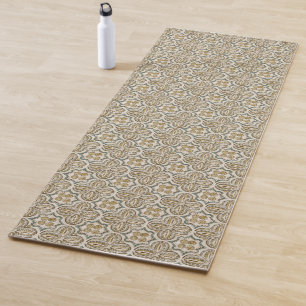 Tapete De Yoga Quadrado de Batik Não Embelezado III