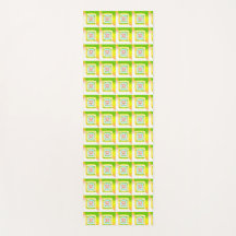 Quadrados 3D Inflados Verde Lima Amarelo Azul Rosa