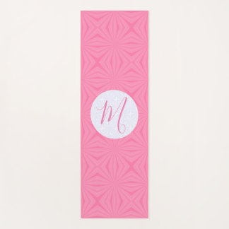 Tapete De Yoga Quadrados Enrolados Rosa Claro Personalizados Inic