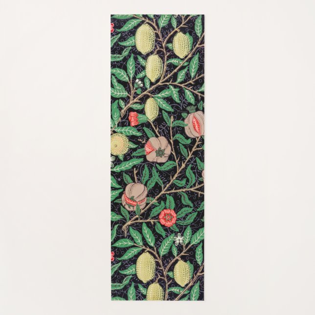 Tapete De Yoga Quatro Frutas, William Morris (Frente)