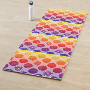 Tapete De Yoga Rainbow PopArt Citrus
