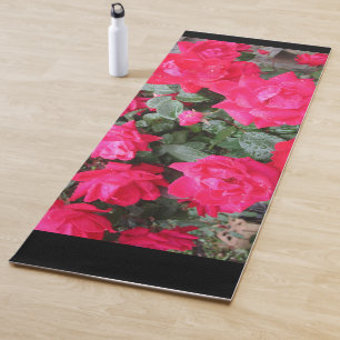 TAPETE DE YOGA RAINDROPS NA MAT ROSA VERMELHA YOGA