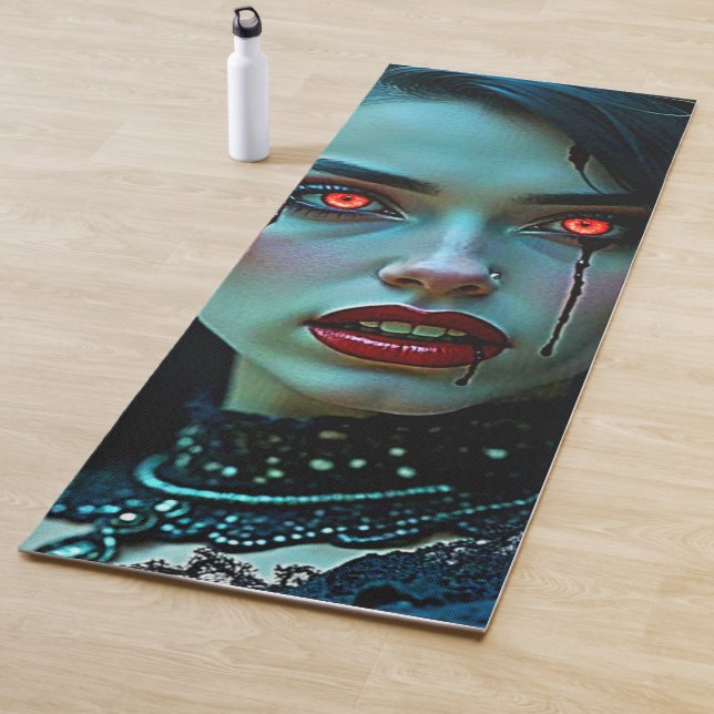Tapete De Yoga Rainha Vampira: Arte de Sedução Sombria (In Situ)