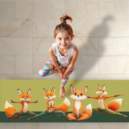 Tapete De Yoga Raposas Yoga: Agilidade e flexibilidade incríveis!