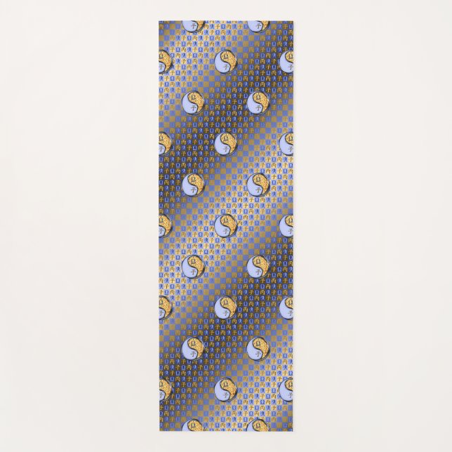 Tapete De Yoga Rato de Libra e Fogo (Frente)