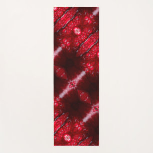 Tapete De Yoga Red Petunia Ikat