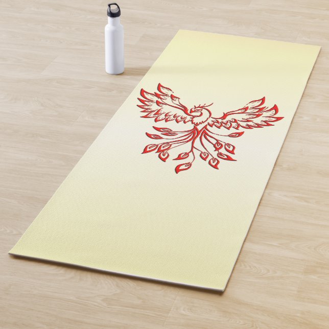 Tapete De Yoga Red Phoenix Rises (In Situ)