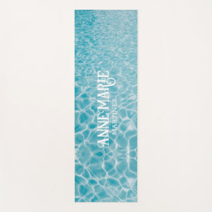 Tapete De Yoga Reflexões de Piscinas Aquáticas Personalizadas