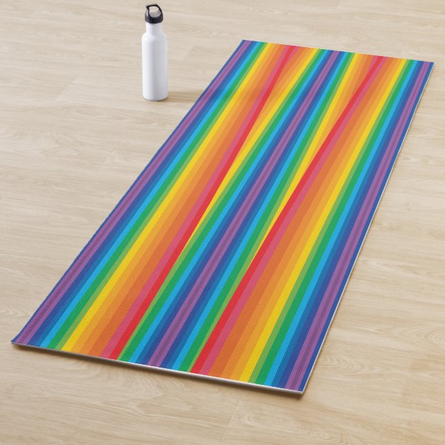 Tapete De Yoga Retro Rainbows Yoga Mat (In Situ)