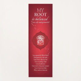 Tapete De Yoga Root Chakra afirma Yoga Mat - 08