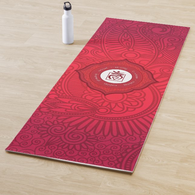 Tapete De Yoga Root Chakra Yoga Mat - 08p (In Situ)