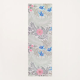 Tapete De Yoga Rosa e Larkspur, William Morris