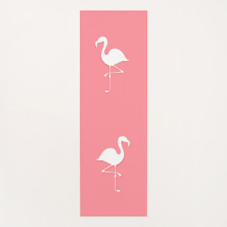 Tapete de Yoga rosa Flamingos