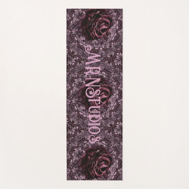 Tapete De Yoga Rosa Mandala Yoga Mat (Frente)