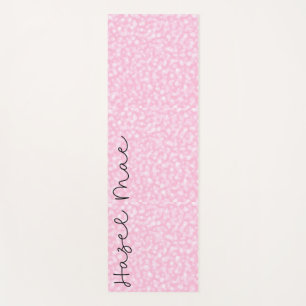 Tapete De Yoga Rosa Personalizado