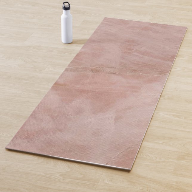 Tapete De Yoga Rosa Quartz Crystal Marble Yoga Mat (In Situ)