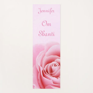 Tapete De Yoga Rosa Rosa Rosa Rosa Maciça Dentro da Paz Espiritua