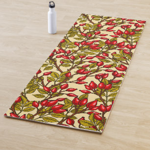 Tapete De Yoga Rosa, vermelho, verde, amarelo