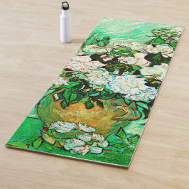 Tapete De Yoga Rosas de Vintage Vincent Van Gogh (1890)