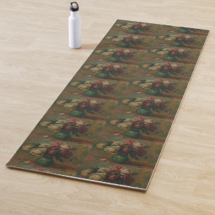 Tapete De Yoga Rosas sangrando em um vaso por Pierre Renoir Class