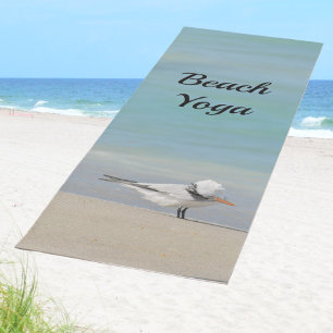Tapete De Yoga Royal Tern Seabird Possuindo Beach Yoga Mat