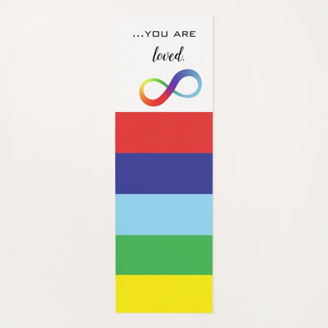 Tapete De Yoga Saco Infinity Orgulho LGBTQ+ (Frente)