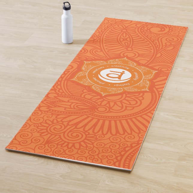 Tapete De Yoga Sacral Chakra Yoga Mat - 03p (In Situ)