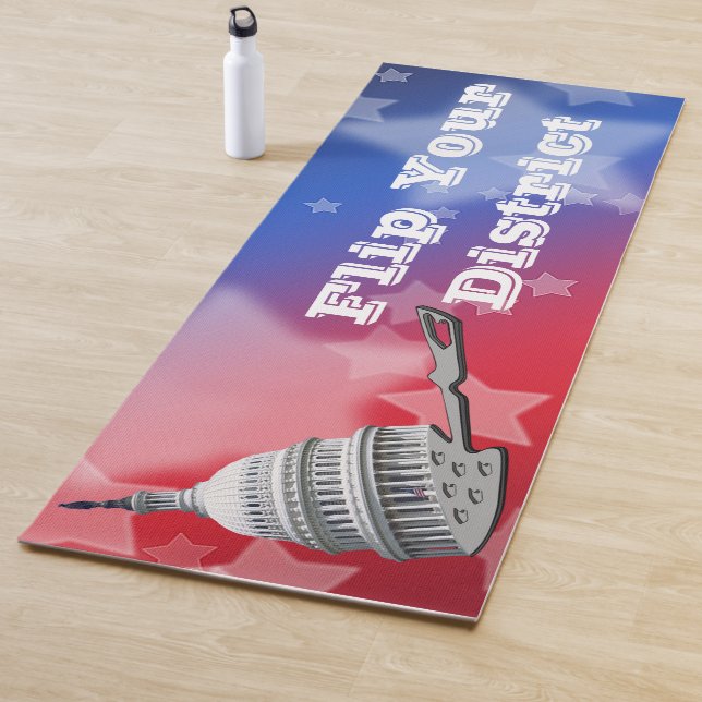 Tapete De Yoga Sacudir Do Voto Do Seu Distrito 2026 (In Situ)