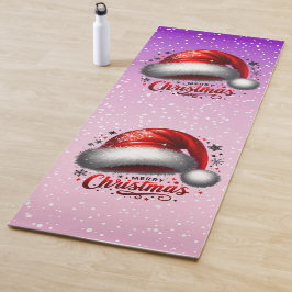 Tapete De Yoga Scarlet Santa Hat Glow 