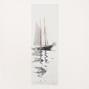 Tapete De Yoga Schooner com duas pernas, com Dory, por Winslow Ho