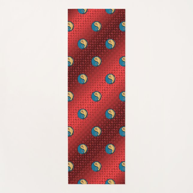 Tapete De Yoga Scorpio & Fire Tiger (Frente)