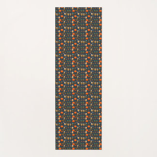 Tapete De Yoga Seamless pattern with chess pieces, books, dice