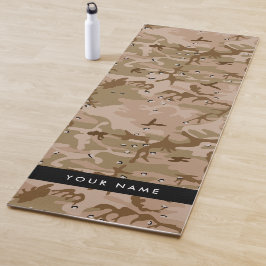 Tapete De Yoga Seixos de Camuflagem no Deserto, Seu nome, Persona