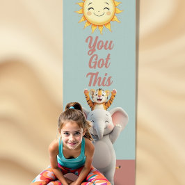 Tapete De Yoga Serenidade Sunny Elephant & Tiger