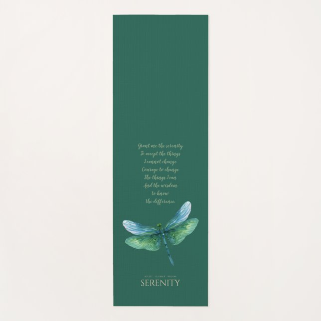 Tapete De Yoga Serenity Dragonfly (Frente)