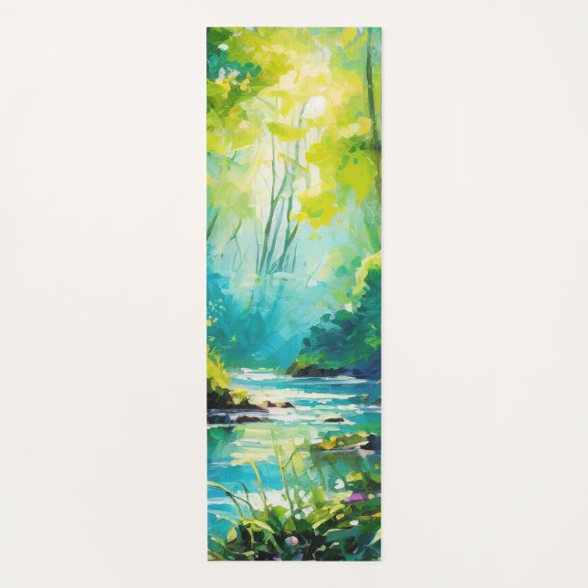 Tapete De Yoga Serenity Stream Yoga Mat (Frente)